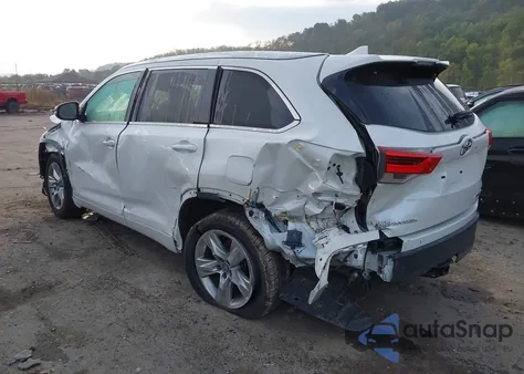 2019 Toyota Highlander Limited from USA, damaged, VIN 5TDDZRFH8KS999900